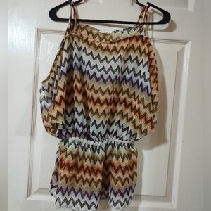 Pretty Good Brown and White Patterned Fabric